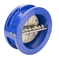 Обратный клапан двухстворчатый межфланцевый REON тип RSV32-T DN800 PN16