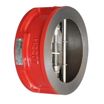 Обратный клапан двухстворчатый межфланцевый REON тип RSV30RED DN350 PN16
